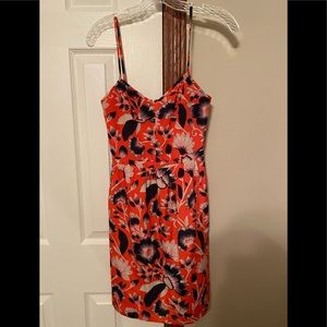 J. Crew Factory Pink Floral Dress